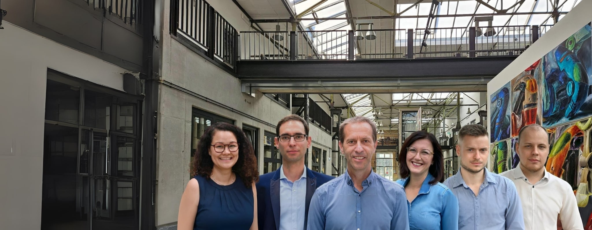 Das Team der tucore Unternehmensberatung – sechs Beraterinnen und Berater am Standort Bad Saarow